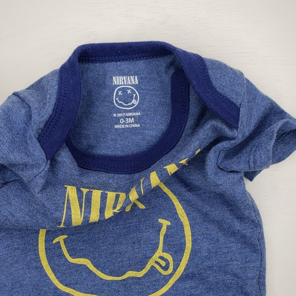 Nirvana Babie's Blue Onesie 0-3 Months - Picture 2 of 3